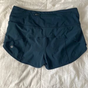 Lululemon Speed Shorts Teal